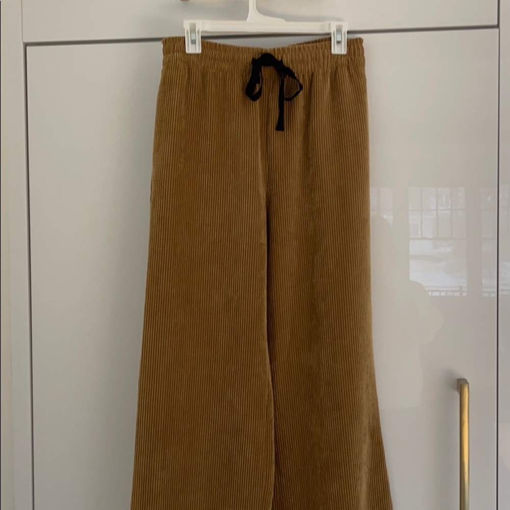 Zara wide legged corduroy pants